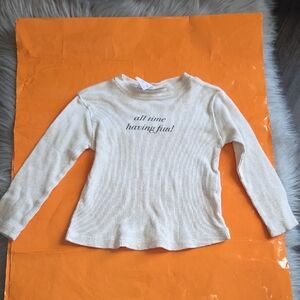 Zara Baby Girl Long Sleeve Top